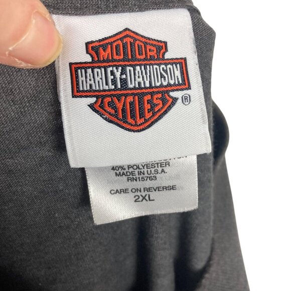 Harley Davidson San Francisco Long Sleeve Tee 2XL Dragon Sleeve Fishermans Wharf - Picture 3 of 12